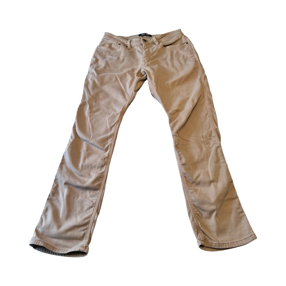 DU/ER No Sweat Relaxed Tapered‎ Pants Tan Khaki Nature2X Performance Mens 30/32